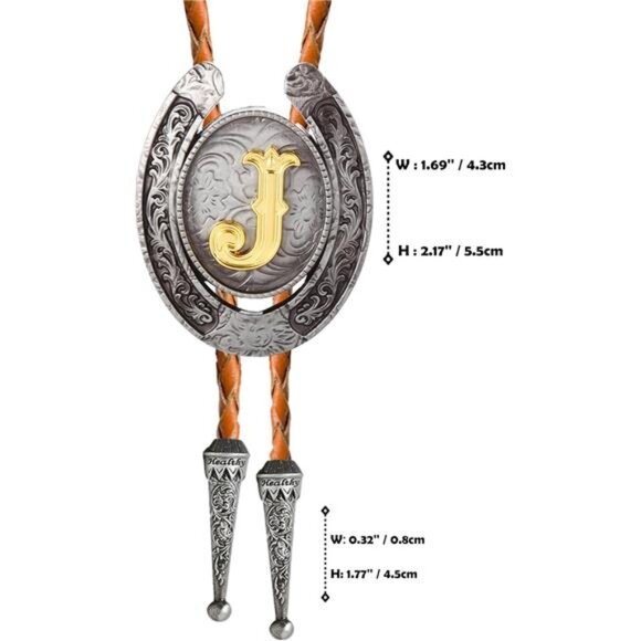 Bolo tie for Men J - Picture 3 of 6